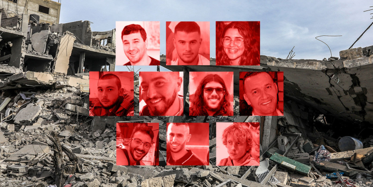 card Israeli Investigation: 10 hostages were killed by Israeli airstrikes in Gaza including some on which the IOF had  intelligence on the buildings they reside in. Meanwhile, the IOF reported they “died in Hamas captivity"